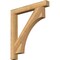 Ekena Millwork Westlake Block Rough Sawn Bracket, Western Red Cedar, 4"W x 36"D x 40"H BKT04X36X40WTL05RWR - alternate 1